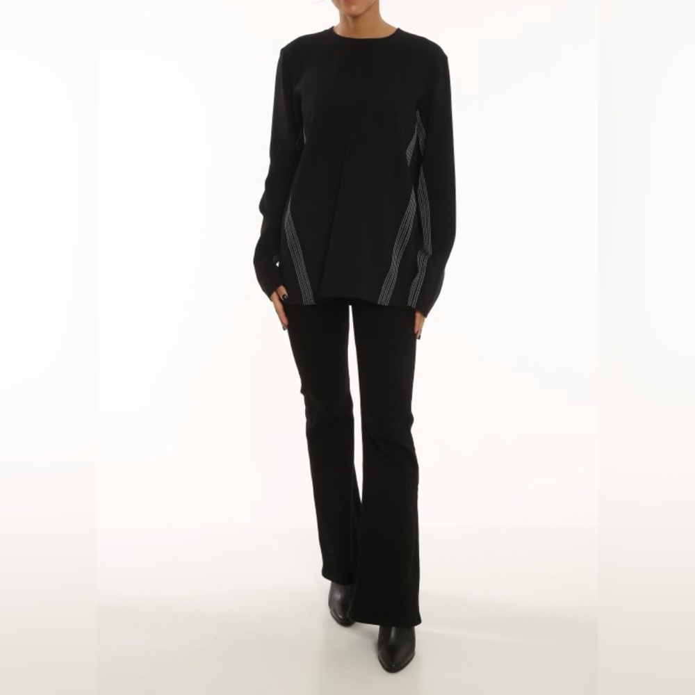 STELLA McCartney Women’s Donna Megan Top Size 42 New Black long sleeve M $848